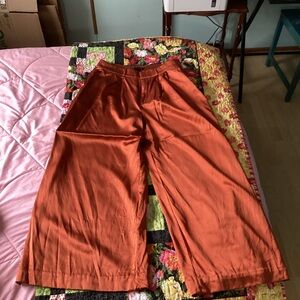 Banana Republic Rust Silk Pants